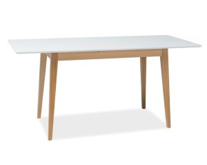 Стол раскладной Signal Braga II 140(190)x75 Белый Бук